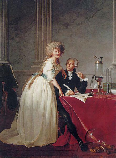 Jacques-Louis David Portrait of Monsieur de Lavoisier and his Wife, chemist Marie-Anne Pierrette Paulze oil painting image